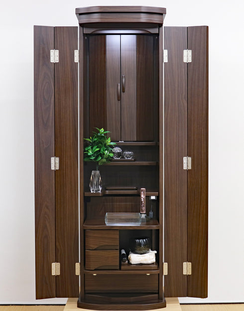 Soka Gakkai Furniture-style Buddhist Altar "Collect" Manually-operated cabinet door Available in 2 colors